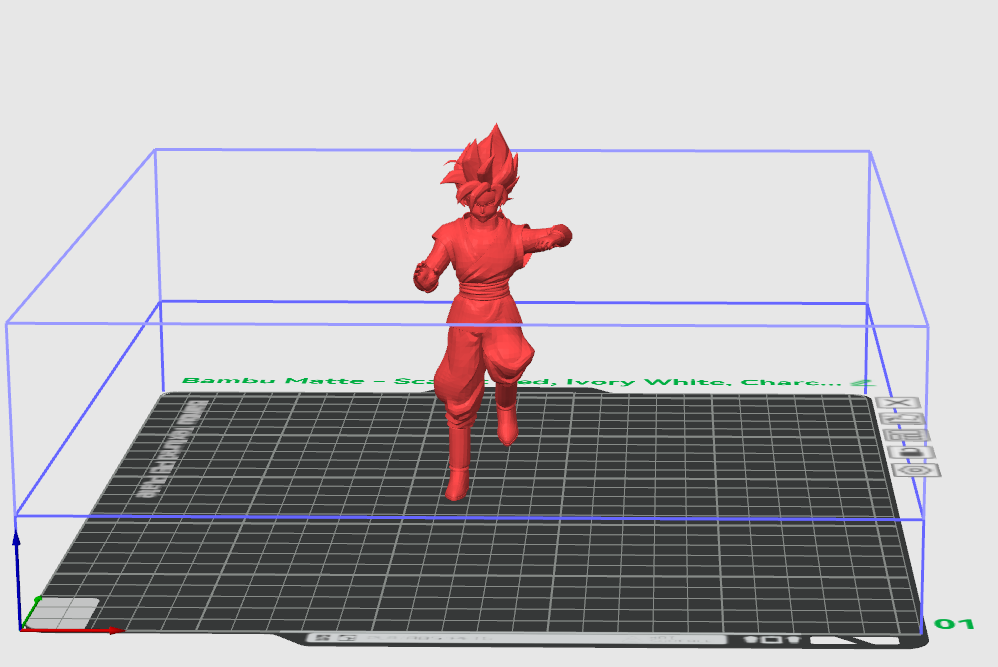 A student created this dynamic 3D character model featuring detailed anatomy and an action pose. The model showcases strong understanding of character design, rigging, and 3D modeling techniques with impressive surface detail and proportions.